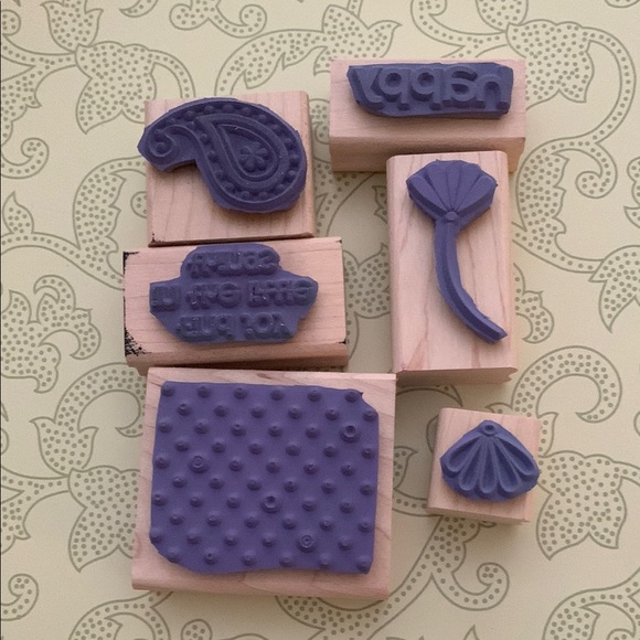 Stampin' Up! Polka Dots & Paisley Stamps - Picture 2 of 2